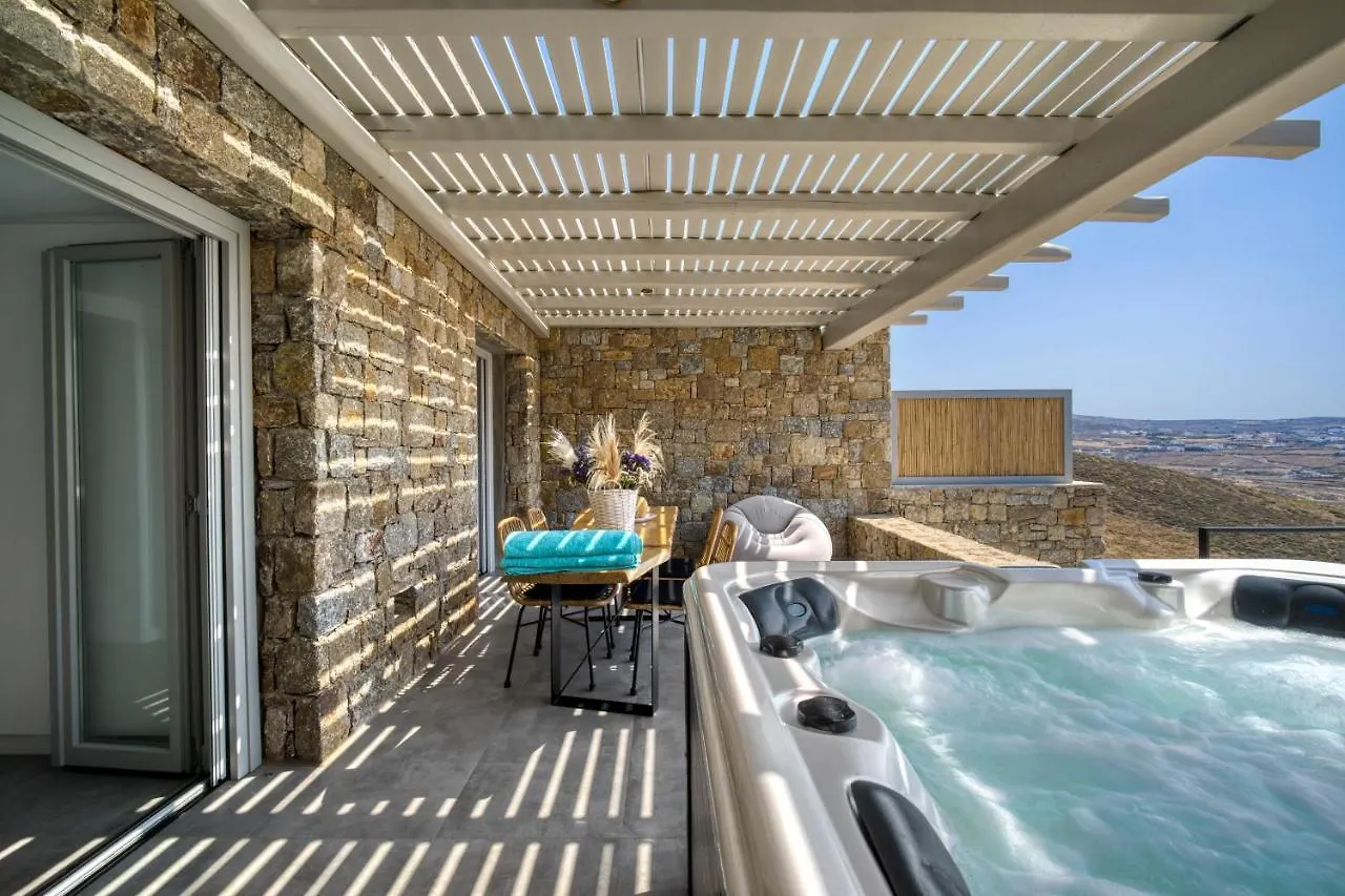 Dom wakacyjny Nefeli Residence&Suite Ftelia beach Mykonos Grecja
